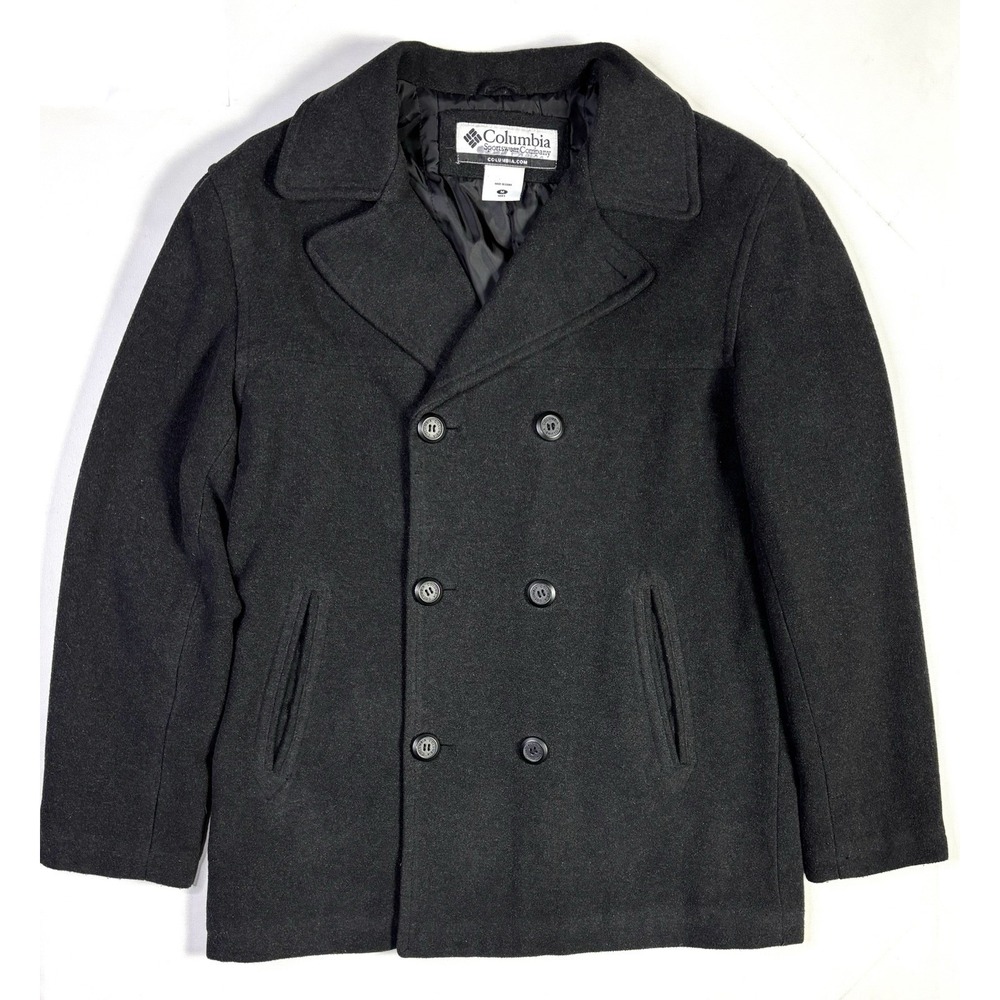 Columbia Sportswear Company Peacoat Jacket Men's Medium Dark Charcoal Gray